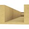 Ekena Millwork 6in. W x 4in. H x 36in. L Mediterranean Woodgrain TimberThane Rafter Tail, Primed Tan RFTUR06X04X36MEDRCPR - alternate 3